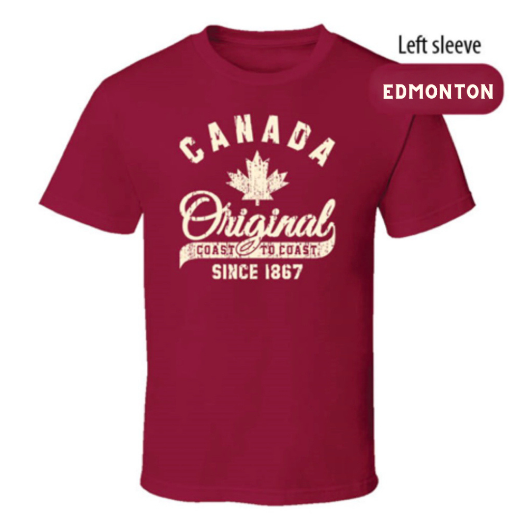 Edmonton T-Shirt Adult Canada Original
