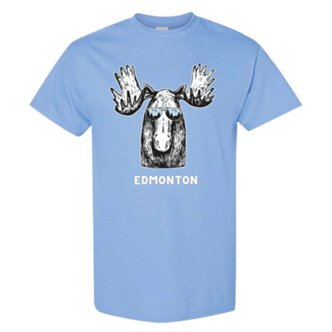 Edmonton T-Shirt Adult Carolina Blue - Moose Shades