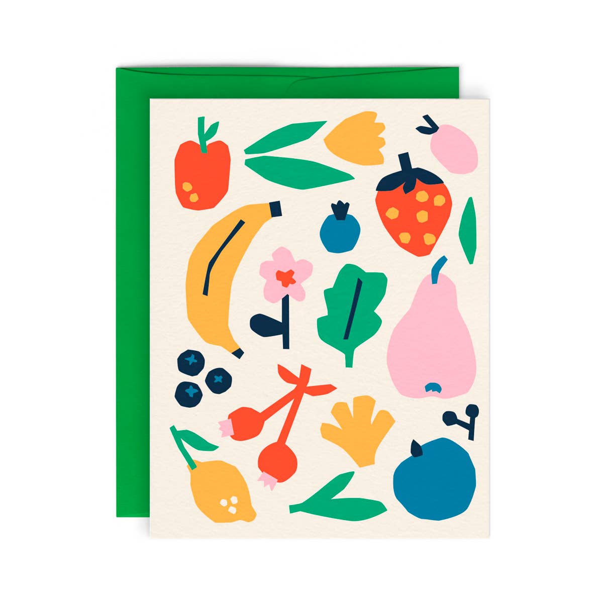 FRUITS — Greeting card