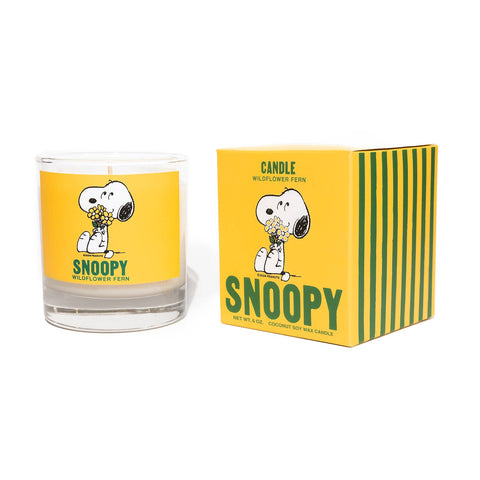 3P4 x Peanuts® Candle - Snoopy Bouquet (Wildflower Fern)