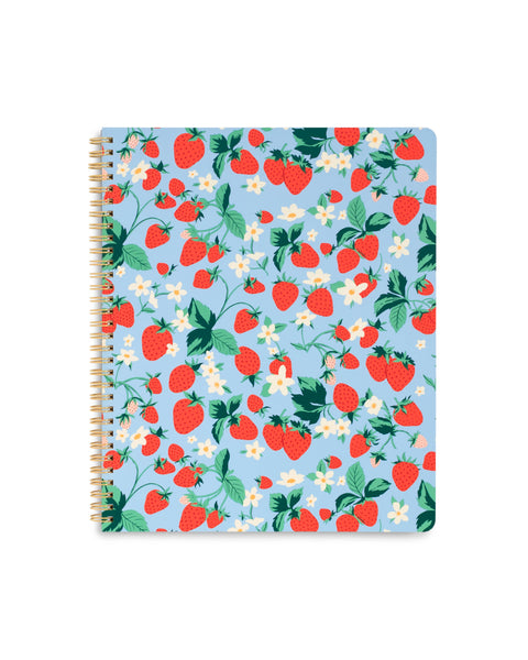 Rough Draft Large Notebook , Strawberry Fields