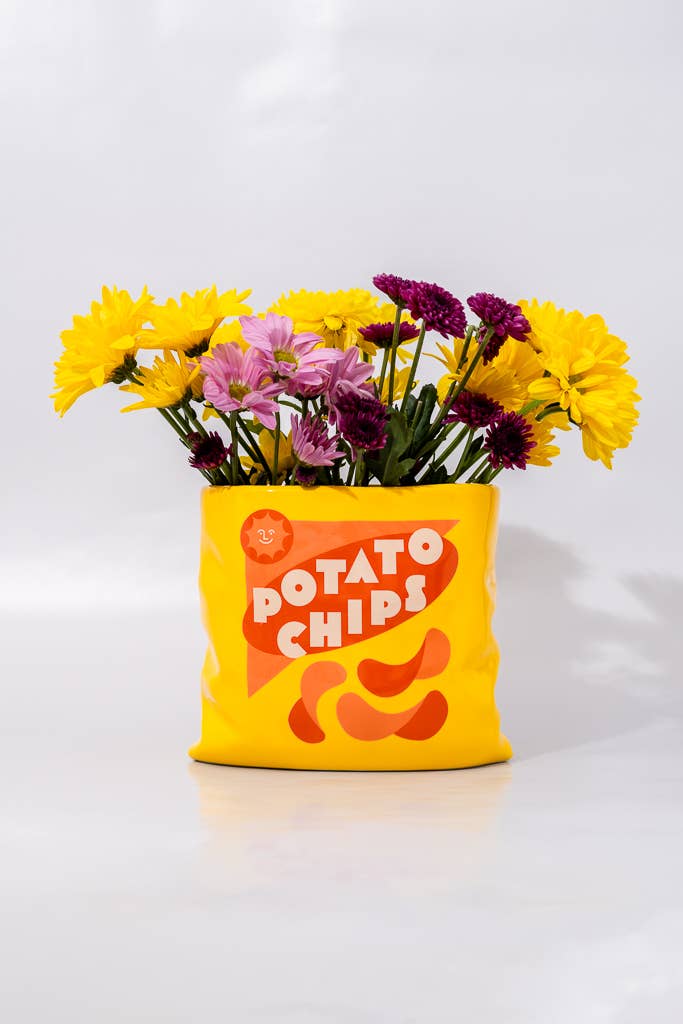 Ceramic Vase, Potato Chips