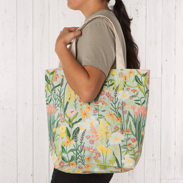 Bees & Blooms Tote Bag