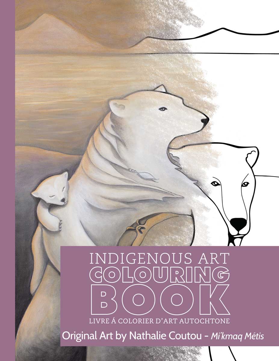 Indigenous Coloring Book by Nathalie Coutou