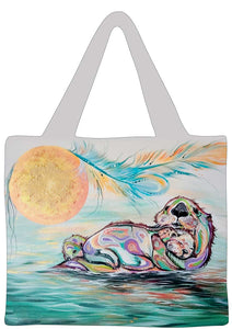 Indigenous design Shopping bag Otter Family
