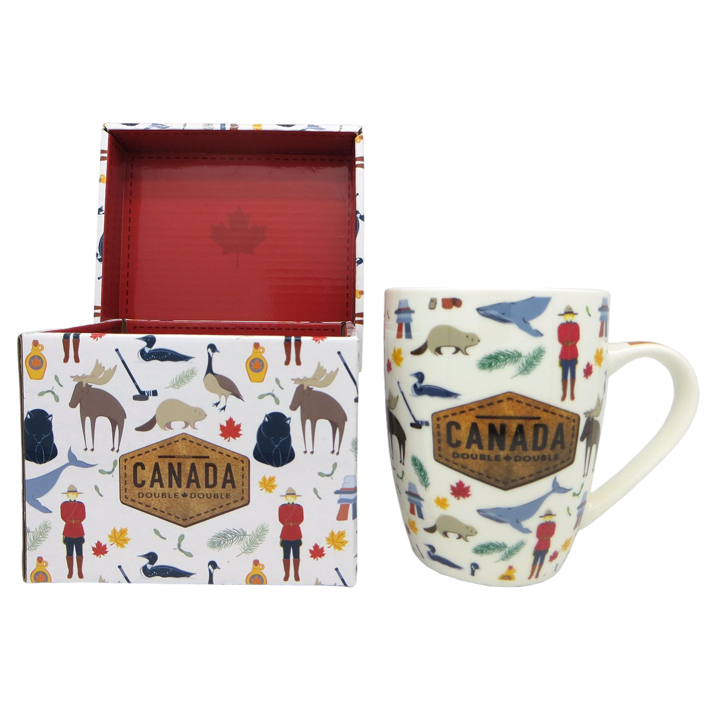 Canada Gift Mug - Canadian Icon Pattern