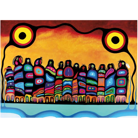 Indigenous Art Card Women’s Circle By Frank Polson