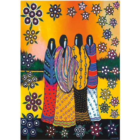 Indigenous Art Card Best Friends By Betty Albert