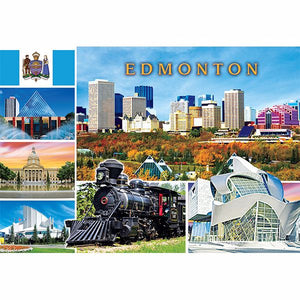 Edmonton Souvenir Fridge Magnet Edmonton Landmarks