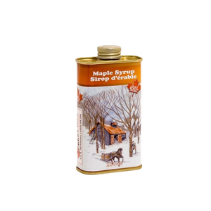 Premium Grade A Dark Robust Taste Organic Canadian Maple Syrup in a 250ml Tin – Pure, Rich Flavor from Canada