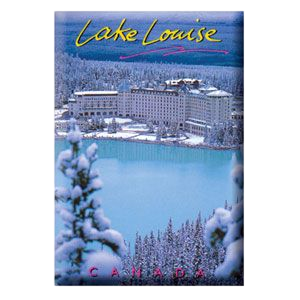 Souvenir Fridge Magnet Lake Louise – BIGGLE Souvenirs & Gift Shop