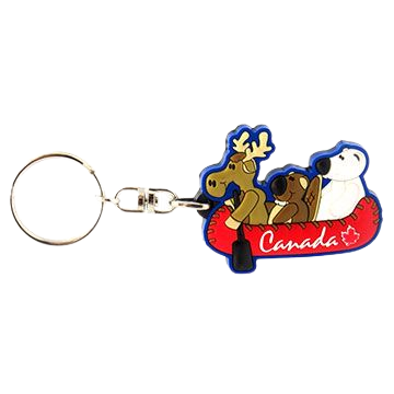 Canada Souvenir Animal Keychains
