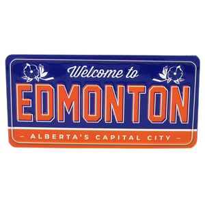 Canada Souvenir Edmonton License Plate Magnets 