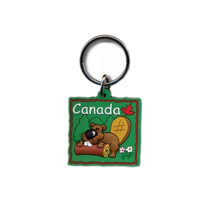 Canada Animal Beaver Souvenir Keychain