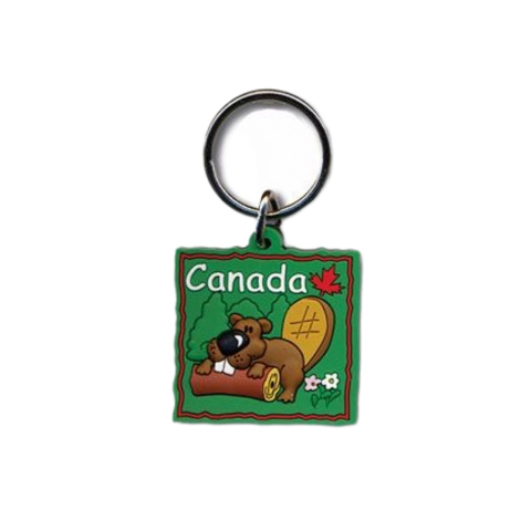 Canada Animal Beaver Souvenir Keychain
