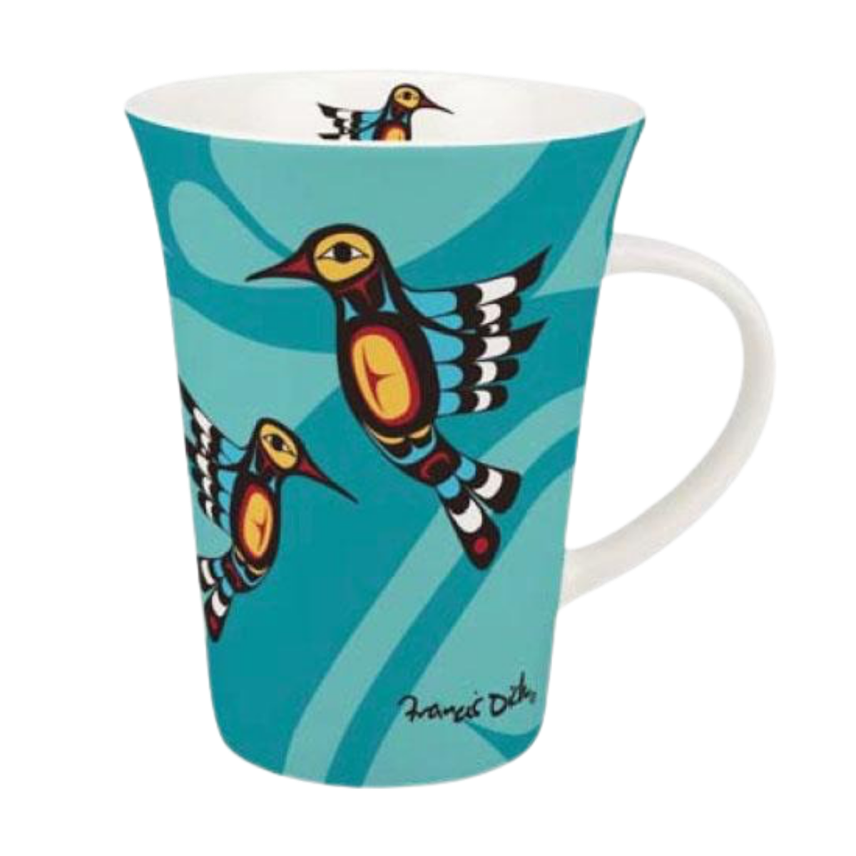 Francis Dick Hummingbird Porcelain Mug