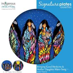 Indigenous Designed Plates Bringing Good Medicine By Jackie Traverse