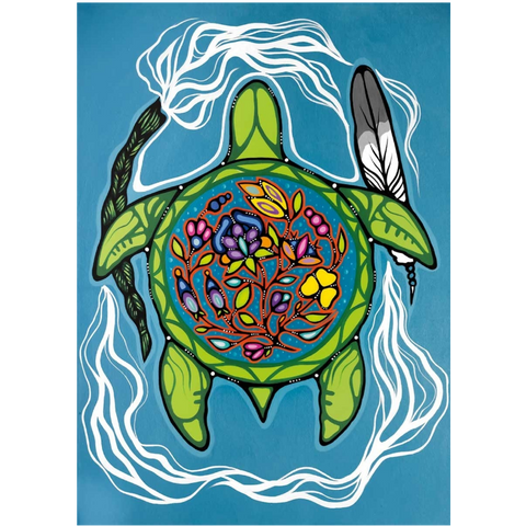 Indigenous Fridge Magnet Prayers for Turtle Island By Jackie Traverse