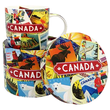 Canada Gift Mug - Famous Landmarks Collage