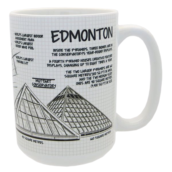 Canada Souvenir Edmonton Mugs 