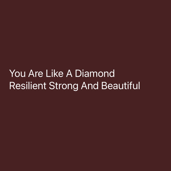 Heavy Duty Fashion Tote Bag You Are Like A Diamond Resilient Strong And Beautiful