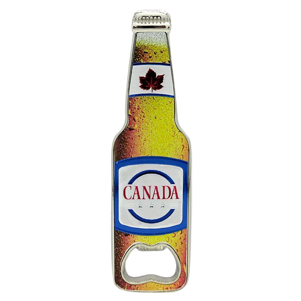 Fridge Magnet Beer Bottle Shaped Opener - Canada