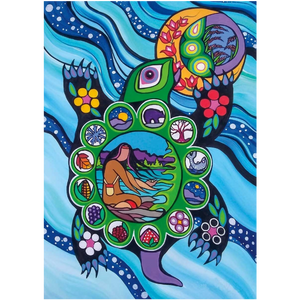 Indigenous Fridge Magnet 13 Moons By Pam Cailloux