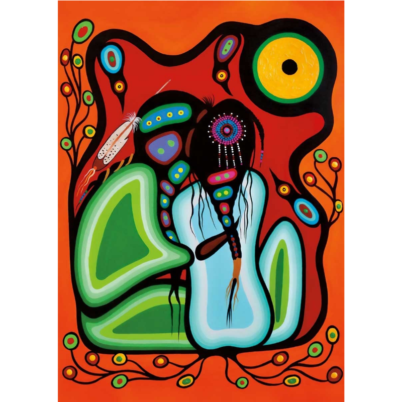 Indigenous Art Card Love By Frank Polson