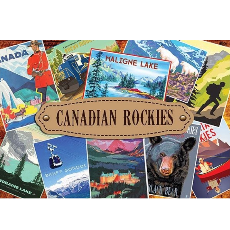 Canada Souvenir Postcards Mountains 