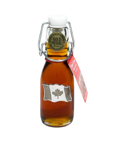 Grade A Pure Organic Canadian Maple Leaf Bottles 50ml*3PK - Three-pack of 50ml bottles of organic Grade A Canadian maple syrup
